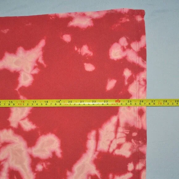 Vintage Levi's Shirt Size Large Red Tie Dye Short Sleeve Polo w/ Pocket - Picture 9 of 9